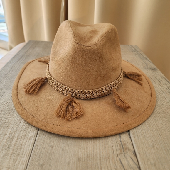 Rua.Ria Women Rancher Artisanal Caramel Hat made with love In Mexico - Picture 2 of 5